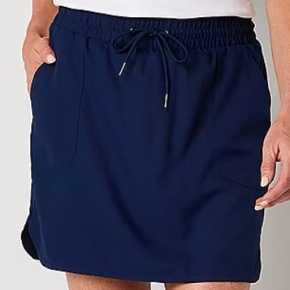 Navy Tennis Skirt Medium